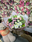 Mix Flower Pink & White lollipop Bouquet Luxury flower bouquet by BloomBox Co – premium florist in Lahore