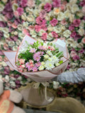 Mix Flower Pink & White lollipop Bouquet Luxury flower bouquet by BloomBox Co – premium florist in Lahore