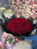 100 Red Roses Lollipop Bouquet Luxury flower bouquet by BloomBox Co – premium florist in Lahore