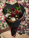 Custom Red & White Ferrero Bouquet